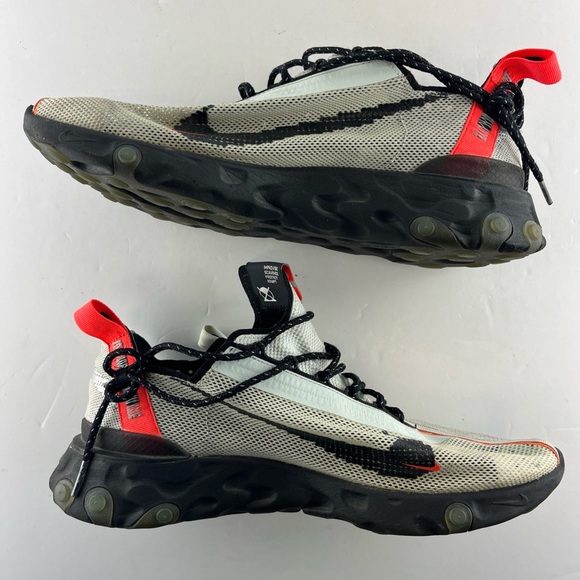 Mens Nike React ISPA Ghost Aqua CT2692-400 pre owned Size 11 Runner Mid - Picture 7 of 15